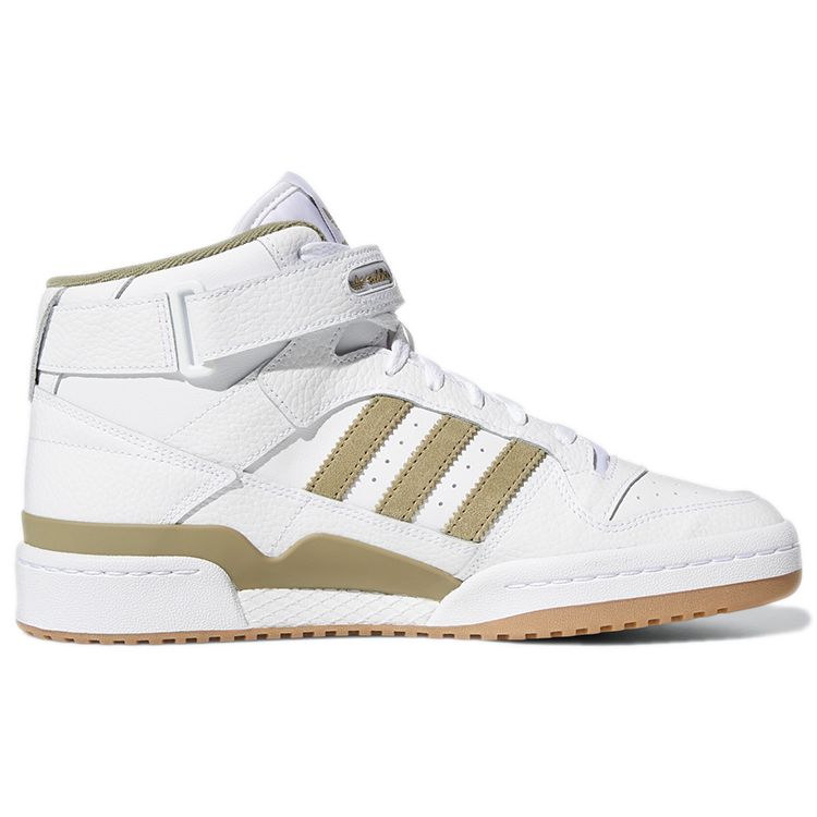 adidas Forum Mid White Orbit Green Кроссовки унисекс Cloud-White Gum GY5821