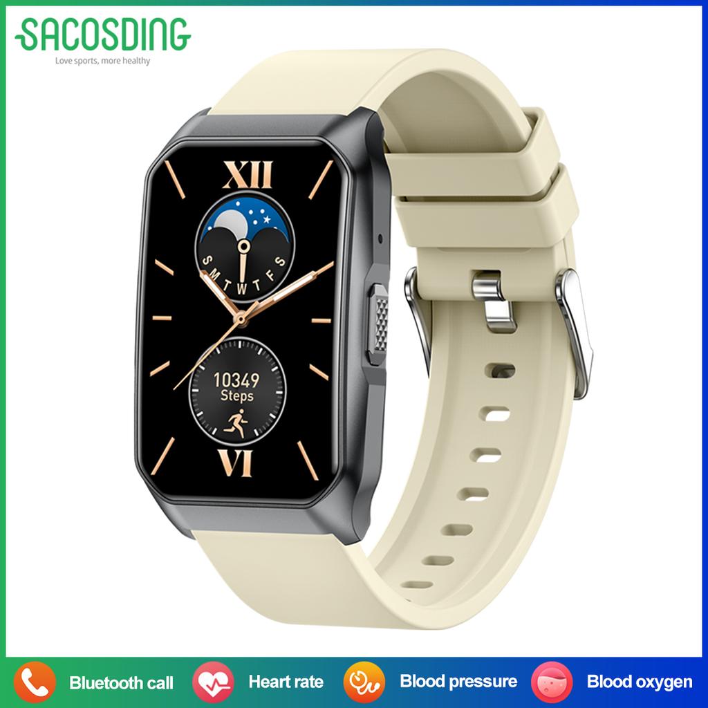 SACOSDING Smart Watch Men 1.57 Inch Blood Pressure Blood Oxygen Health Monitoring Bluetooth Wireless Calling IP68 Waterproof SmartWatch Women 2025