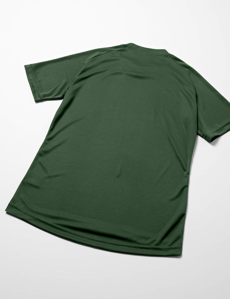 Mizuno P2MA8025 Soccer Field Slim Game and Practice Size Small Men's Shirt, One-Point Design, Moisture-Wicking, Quick-Drying, Fit, Wear, 33, Green,