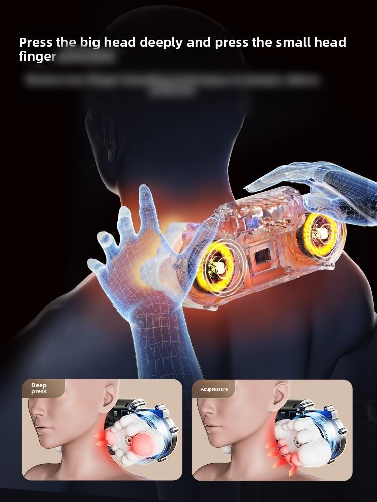 Подушка для массажа шеи и плеч, электрическая, шиацу, для расслабления, 3D-массаж глубоких тканей, разминание, для талии и ног, идеально подходит для дома и офиса