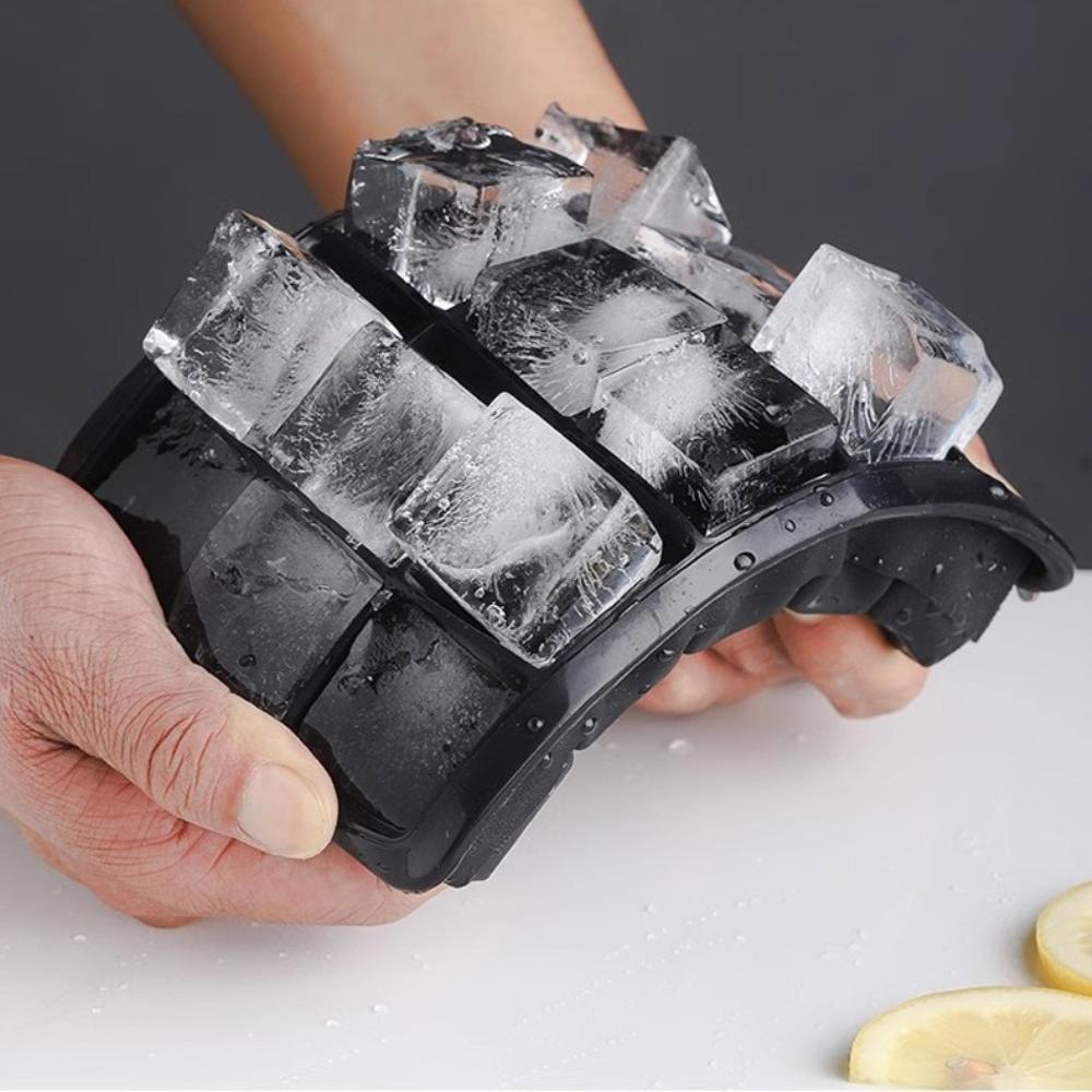 4/6/8/15 Ячеек Большая Форма для Льда Гигантская Супер Большая Пищевой Силикон Форма для Кубиков Льда Квадратная Форма DIY Льдогенератор Форма для Кубиков