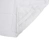 VidaXL Protège-matelas blanc 160x220 cm,drap de lit,literie,housse de drap-housse,drap-housse,housse de protection pour