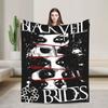 Плед BLACK VEIL BRIDES Качественный Мягкий Теплый Плед Осень Дети Домашний Декор Эстетичное Покрывало