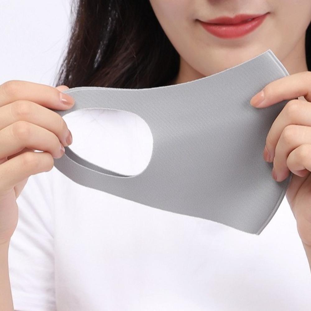 Washable Ice Silk Mask Breathable Riding Face Mask New Sunscreen Mask Unisex