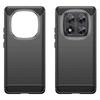 Чехол для Xiaomi Redmi Note 14 Pro 5G/Poco X7 5G Текстура углеродного волокна ТПУ Матовый чехол для телефона