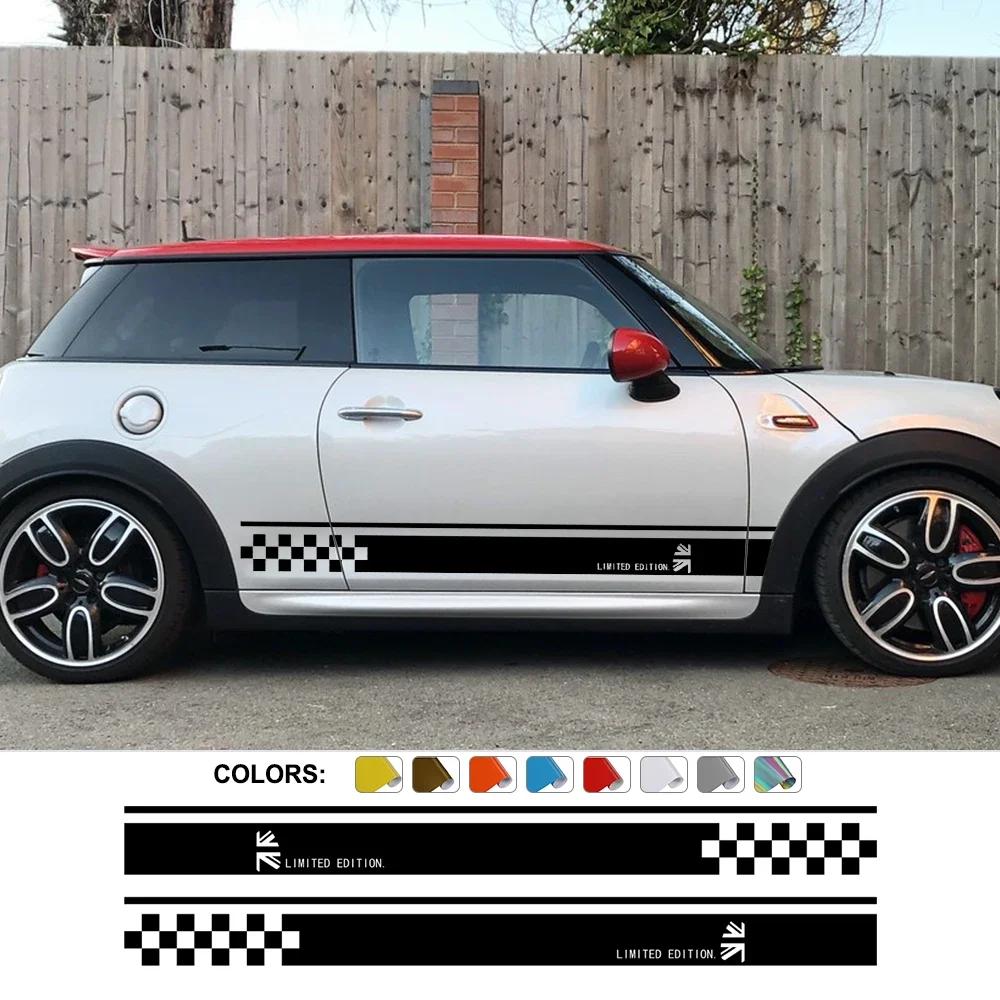Боковые наклейки на двери автомобиля Для Mini Cooper R56 R57 R58 R50 R52 R53 R59 CountrymanR60 F60 F55 F56 F54 Автомобильная наклейка Ограниченная серия