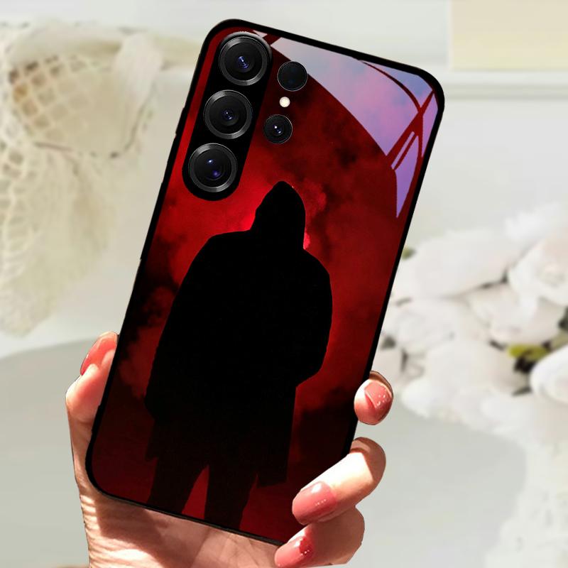 Для Samsung S24 Ultra Закаленное Стекло Задняя Крышка Чехол Для Galaxy S20 S21 S22 S23 S30 Ultra Жесткий ПК Стекло Защитные Чехлы для Телефона