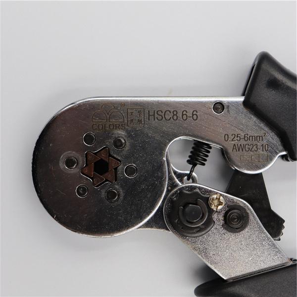 HSC86-6 AWG23-10 Обжимные клещи клещи электрические распределительная коробка для труб мини-клещи HSC8 6-6 0.25-6мм2 щипцы стриппер для проводов