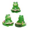 3 шт. лягушачьи ножки для тазика смоляные подкладки для цветочных горшков моделирование животных прочный регулируемый уличный кронштейн для цветочного горшка