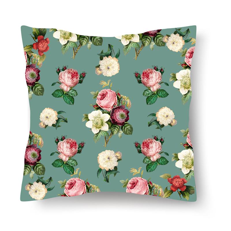 Набор с принтом тропических листьев для дома, гостиной, дивана, спальни, автомобиля, декоративная наволочка