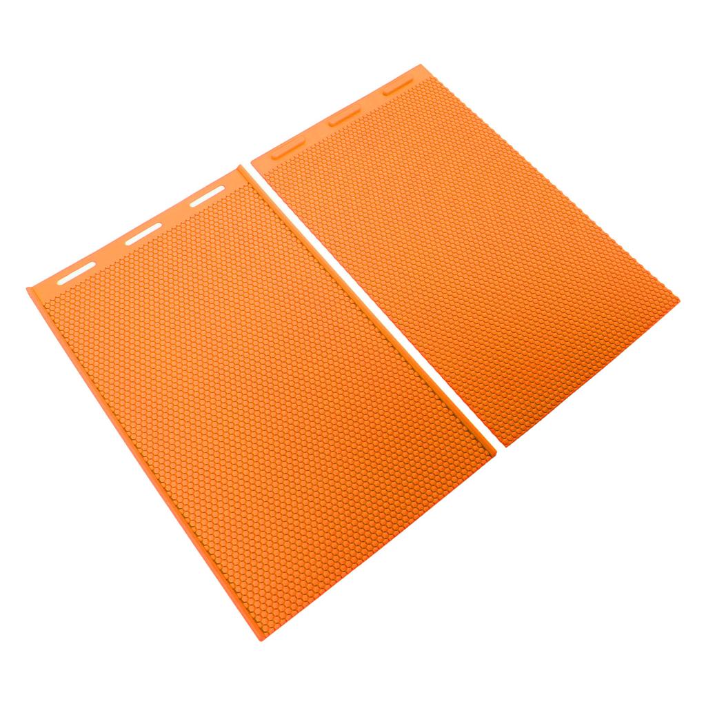 2PCS Beeswax Press Sheets 5.4mm Silicone Flexible Beeswax Foundation Sheet Beekeeper Equipment for