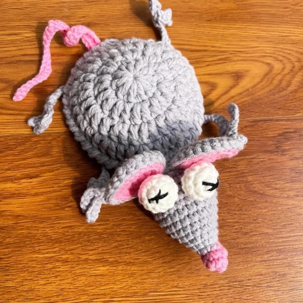 Funny Knitted Cup Mat Hand Woven Animal Drink Coaster Crochet Turtle Coaster Restaurant Table