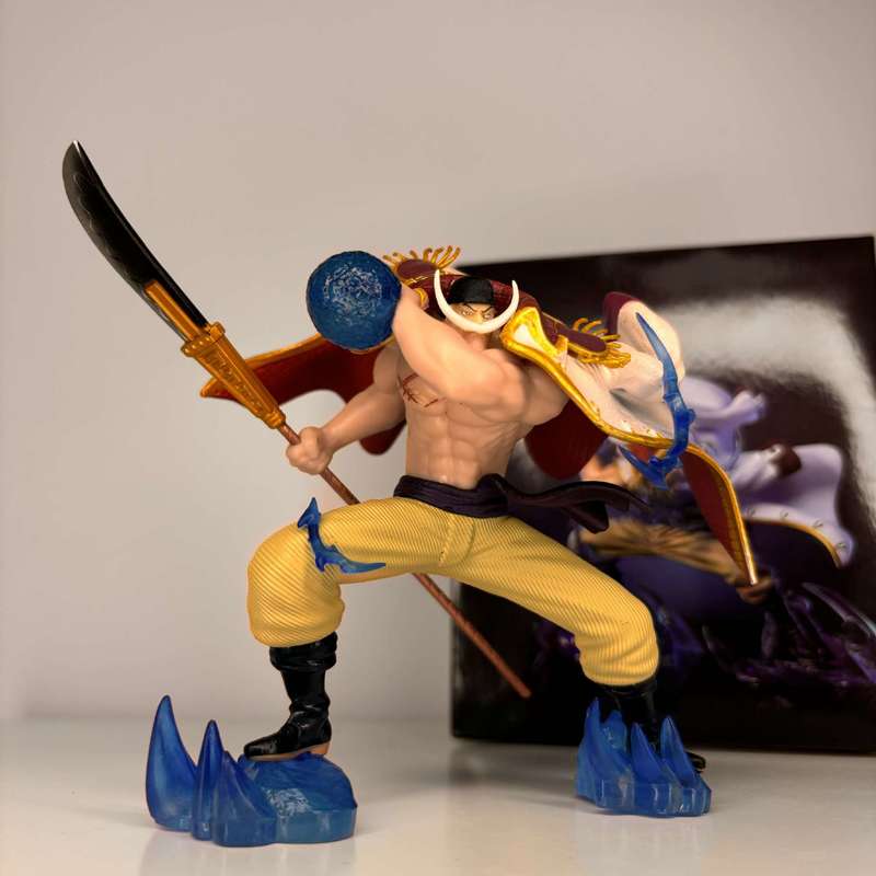 Фигурка Action Figure Эдвард Ньюгейт Белоус из One Piece, ПВХ, Коллекционная модель, Статуэтка, Игрушка, Аниме-сувенир для Коллекционеров