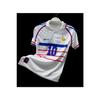 Zinen Zidan White Collar T-short Form, One Of The Legends Of France, 10