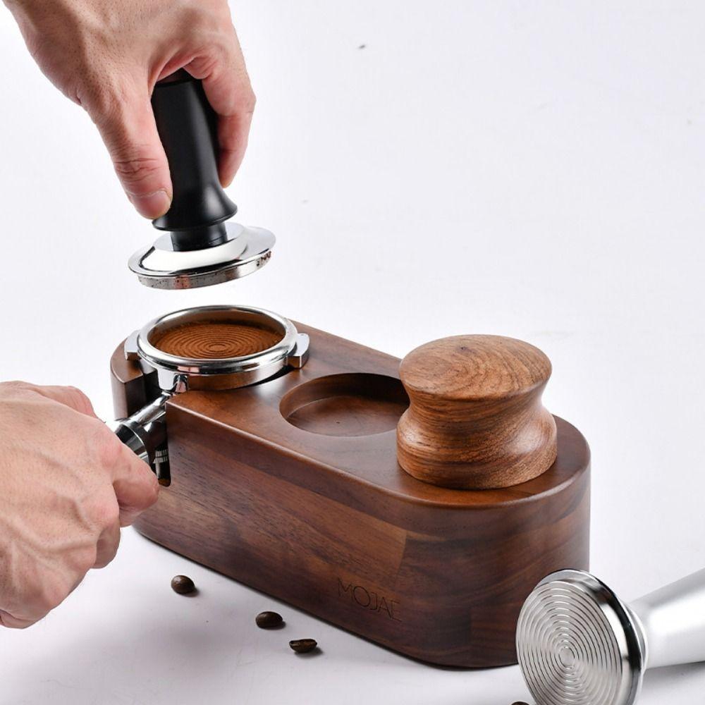 Flat/Thread Base Stainless Steel Coffee Tamper Calibrated Coffee Leveler Home Brewing