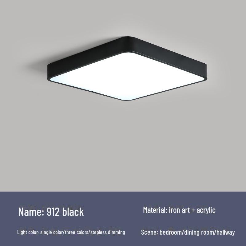 Тщательно подобранные квадратные светодиодные потолочные светильники: Современный скандинавский дизайн для спальни, гостиной или коридора.
