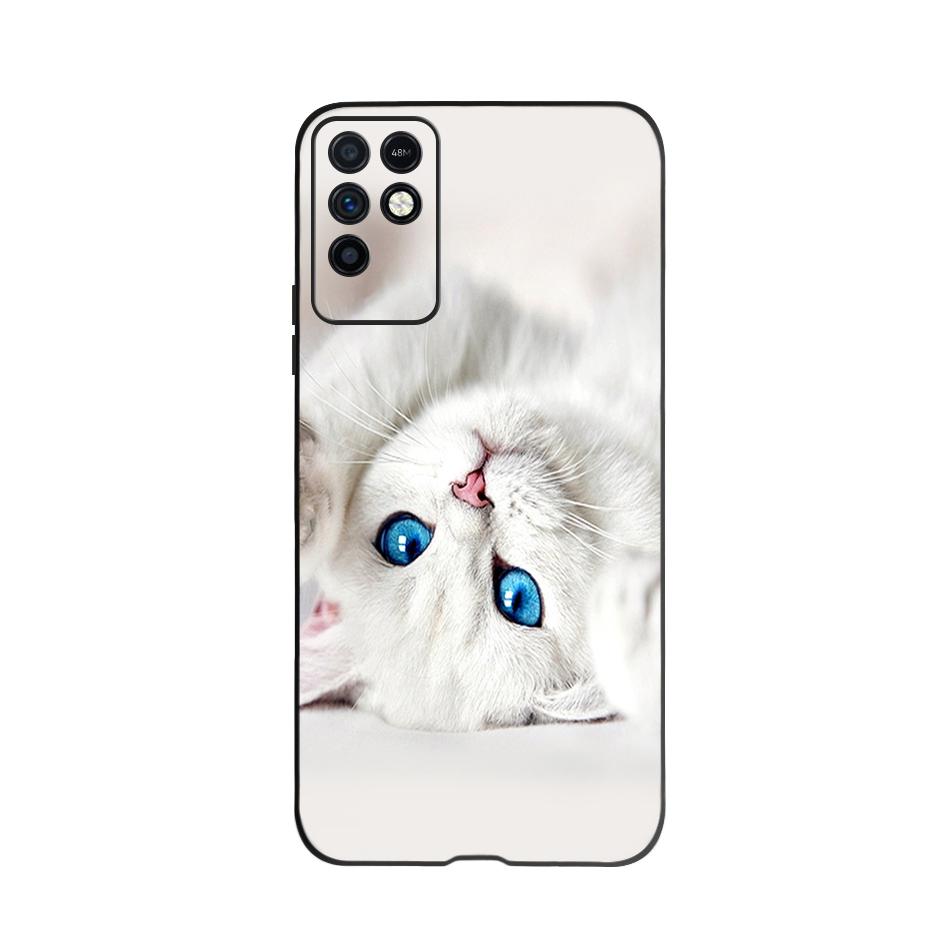 Phone Case For Infinix Note 10 Case 6.95" Soft Silicone TPU Back Cover For Infinix Note10 X693 Coque Cute Animal Fundas Bumper