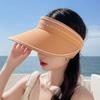 Female Versatile Empty Top Sun Hat Tide Outdoor Travel Beach Hat Uv Protection Sun Hat Letter Sun Hat