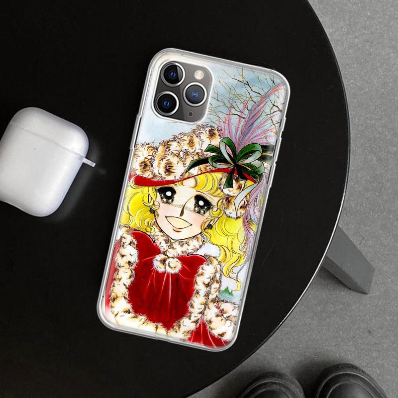 Аниме Конфетный Чехол для Телефона для iPhone 11 12 13 Mini 14 15 Plus 16 Pro Max 17 Air 7 8 + SE Арт Индивидуальный Fundas 11 12 13 Mini