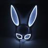 Headwear Mask Bunny Mask LED Light Party Props Led Light Up Mask Party Mask Props Cosplay Mask