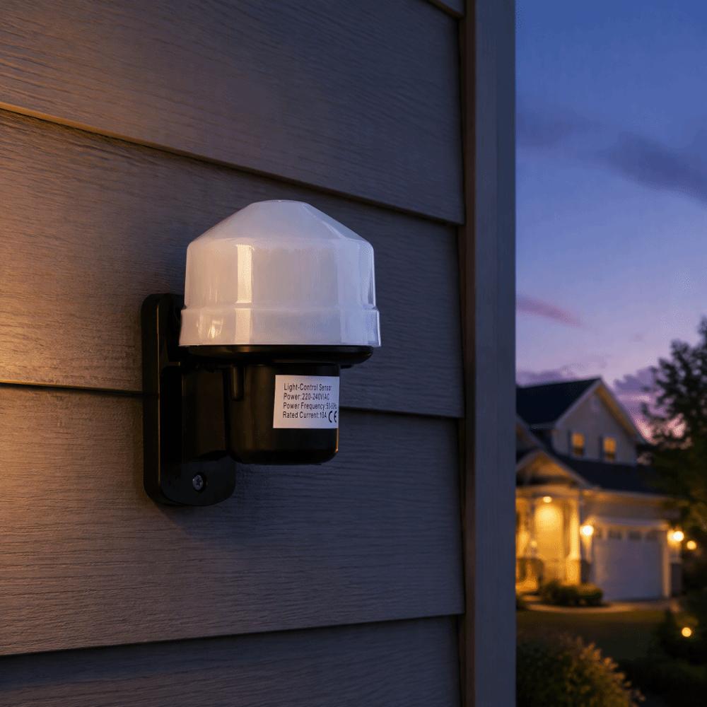 High Sensitive Photocell Light Switch Weatherproof Outdoor Lamp Switch Light Control Switch Garden