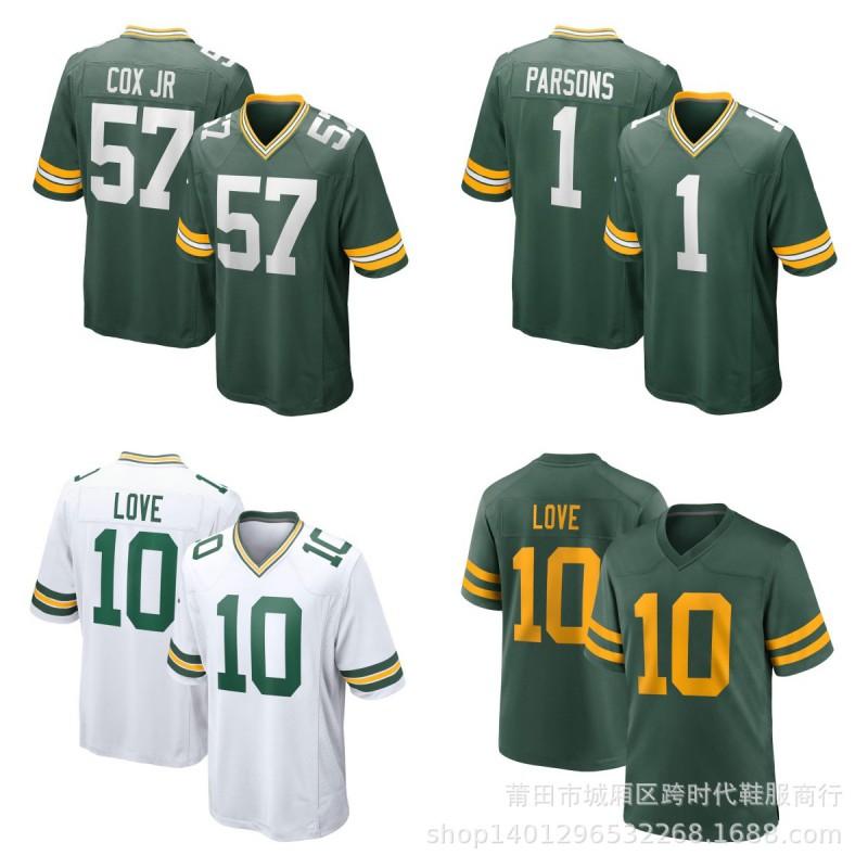 NFL Green Bay Packers Football Jersey 12 Rodgers 23 10 Love 33 1 8 Team Sports Fan Gear