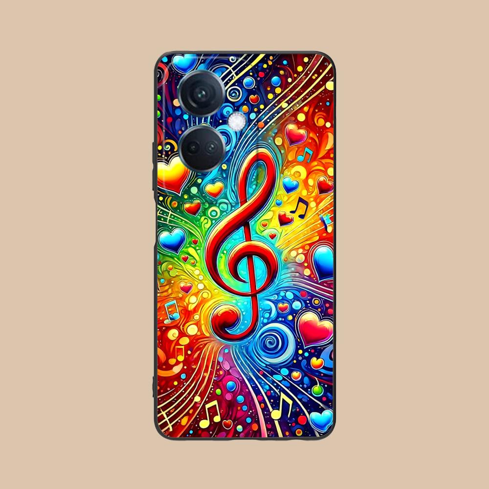 Чехол для мобильного телефона с нотным станом для OPPO Find X9 X8 X7 X6 X5 X3 X2 Plus s Pro Ultra Lite Цветная печать Чехол для смартфона