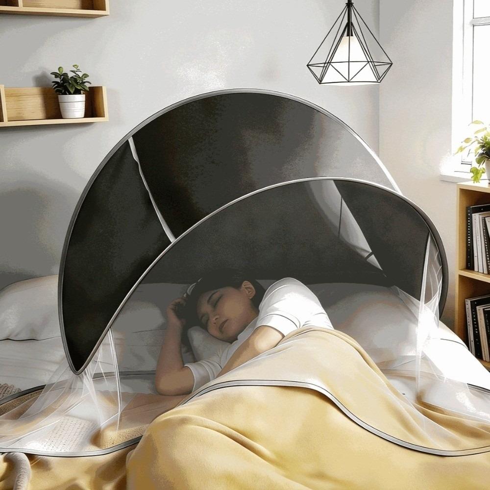 Folding Face Head Mosquito Net High-Density Mesh Face Mosquito Protection Cover  Office