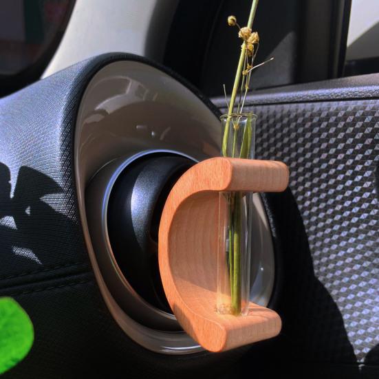 Мини-ваза для цветов Украшение на воздуховод автомобиля Гладкий край без заусенцев Легкая установка