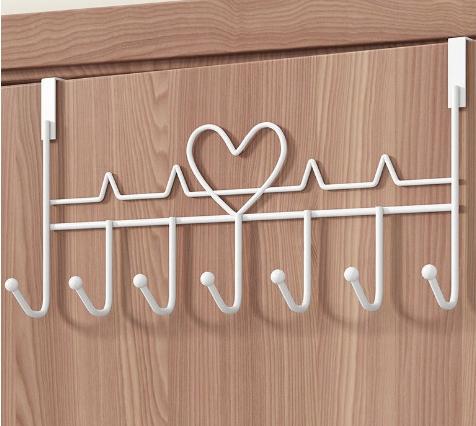 1Pc Hook Behind The Door Cross-Border Punch-Free Clothing Hanging Hat Hanging Entrance Rack Storage And Organization Hook