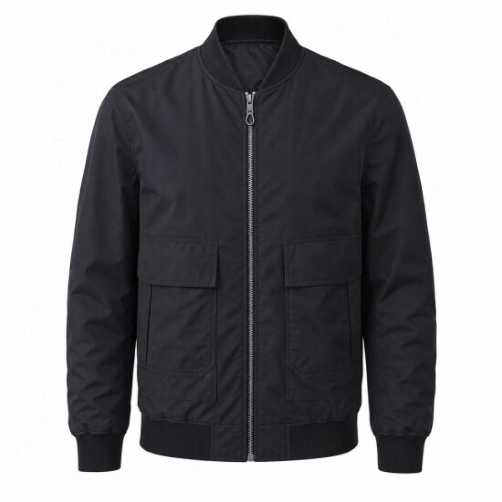 Limid Men S Pocket Zip Neck blouSon Dmg Jua Q4524030