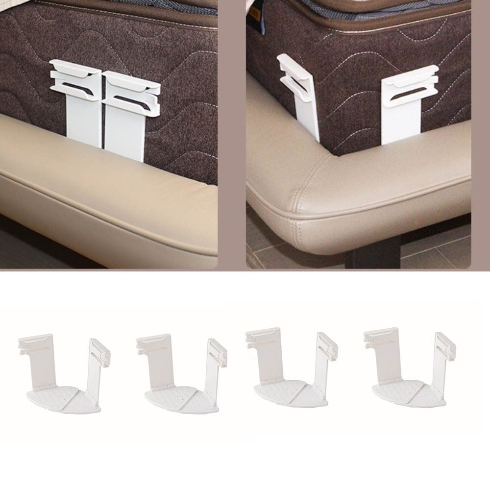 4pcs Foldable Bed Sheet Holder Invisible Bed Sheet Grippers  Anti Displacement Fixing Tool