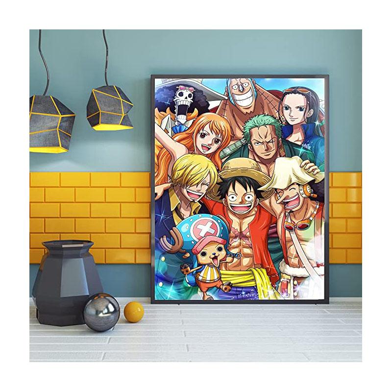 DIY 5D Алмазная картина Анимация Цифровой комплект Полный бриллиант для взрослых, Мозаика Кристалл Горный хрусталь Вышивка Картина Искусство Ремесло Украшение стены дома Подарок