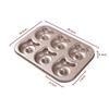 6cup Donut Cartoon Bear Baking Tools with Chocolate Cake Baking Tray Non-Stick Cake Pan Madeleine Mold Mini Donut Muffin Pan