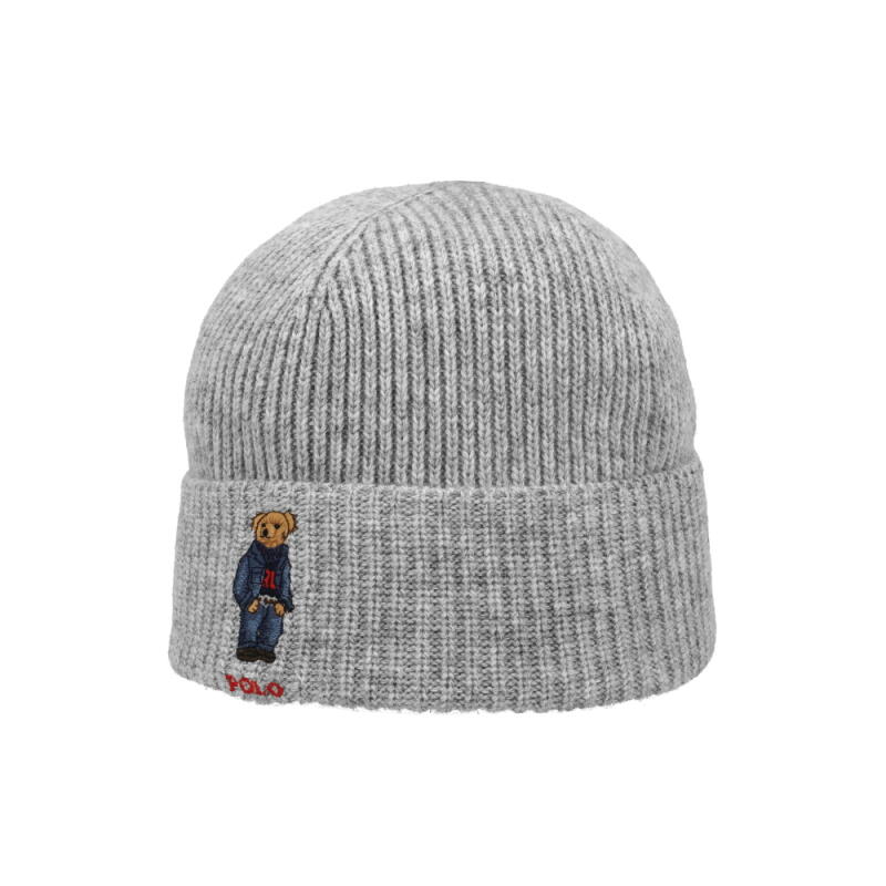 Шапка-бини Polo Ralph Lauren с изображением медведя, вязаная шапка PC1463-032