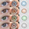 2 шт./пара контактных линз цветные контактные линзы для глаз косметические контактные линзы цвет глаз серые линзы натуральные