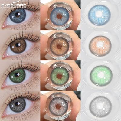 2 шт./пара контактных линз цветные контактные линзы для глаз косметические контактные линзы цвет глаз серые линзы натуральные