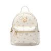 Disney Mickey Fashion Cute Print Versatile Backpack Women Backpack Pink Cream DHB41228-A1