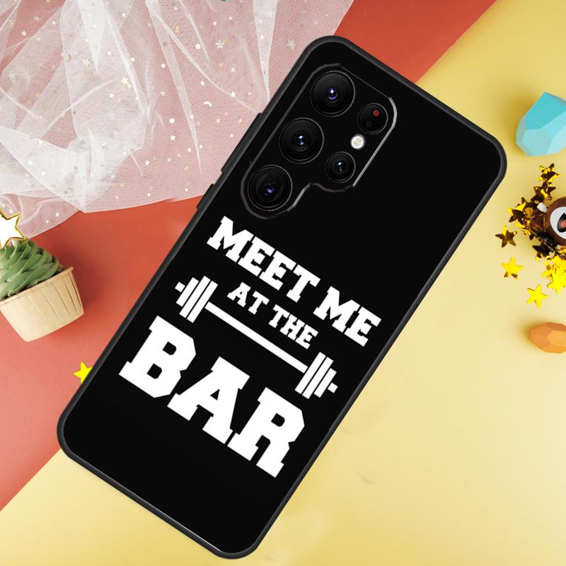 Bodybuilding Gym Fitness Phone Case For Samsung Galaxy S25 S26 Ultra S21 S20 S22 S23 Ultra S10 Plus S24 FE Cover Coque