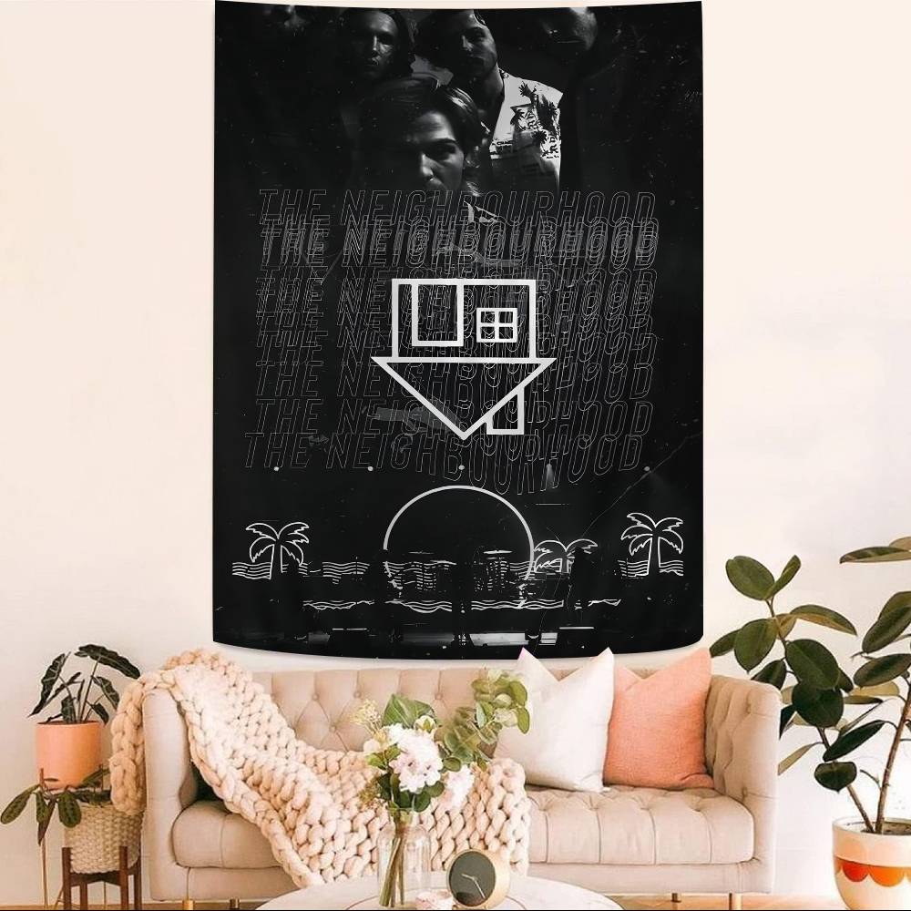 Rock Band NNeighbourhood Hanging Bohemian Tapestry Hanging Tarot Hippie Wall Rugs Dorm Japanese Tapestry