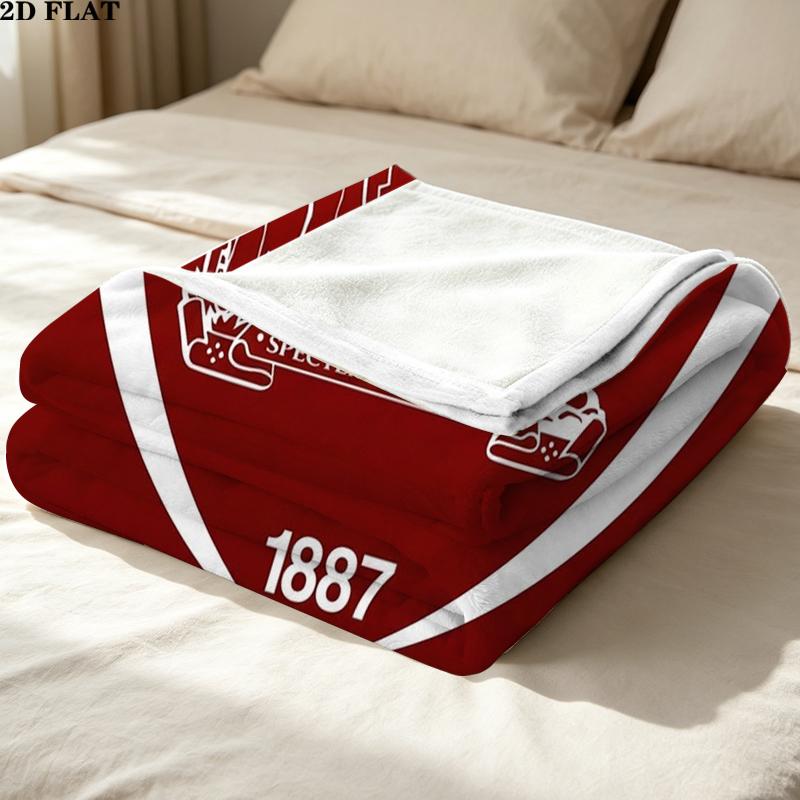 Barnsley Fc Print Flannel Blanket, High quality Comfortable for All Seasons, Home Decor, Warmth and Comfort, Perfect for Christmas Gifts