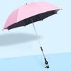 Baby Stroller Umbrella with Clamp UPF Adjustable Waterproof Windproof Universal Sun UV Protection Outdoor UV