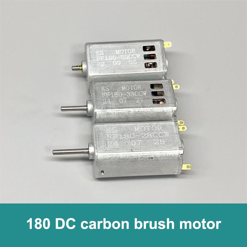 1Pcs Mini 180 Carbon Brush Motor Ff180 Dc 3.7V High Speed Motor Cooling Hole For Rc Aircraft Toy Car Engine
