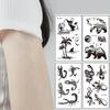 Стильная татуировка-наклейка, временная, экологически чистая, приятная для кожи