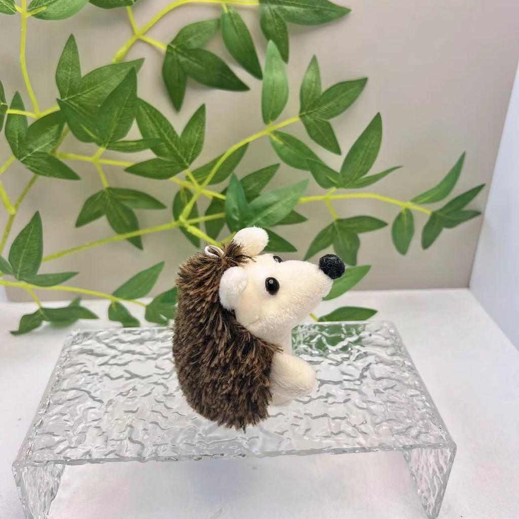 Sweet And Adorable Hedgehog Plush Pendant Keychain Soft Toy Perfect For Children