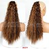Кукуруза Волнистый длинный хвост Синтетический шиньон с запахом на заколке Наращивание волос Ombre Ponytail
