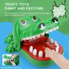 Crocodile Teeth Toy Children's Crocodile Bites Fingers Dental Game Fun Party and Children's Lucky Game Trick Decompression Toy