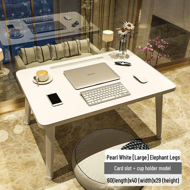 Складной прикроватный студенческий стол: Компактный, Универсальный Стол для Спальни или Общежития