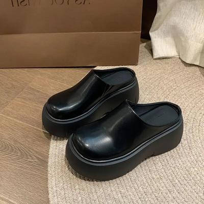 Балетки на платформе, мюли, женские туфли-слингбэки, дизайнерские модные сандалии, новые повседневные шлепанцы для ходьбы, женские