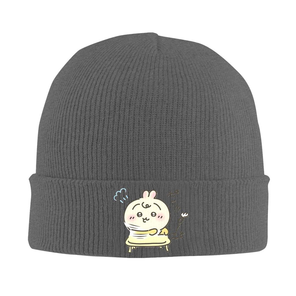 Cute Chiikawas Chikuwa Friends Kawaii Food Knitted Hat Beanies Winter Hat Warm Unisex Street Cap for Unisex Women Gifts